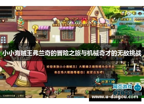 小小海贼王弗兰奇的冒险之旅与机械奇才的无敌挑战